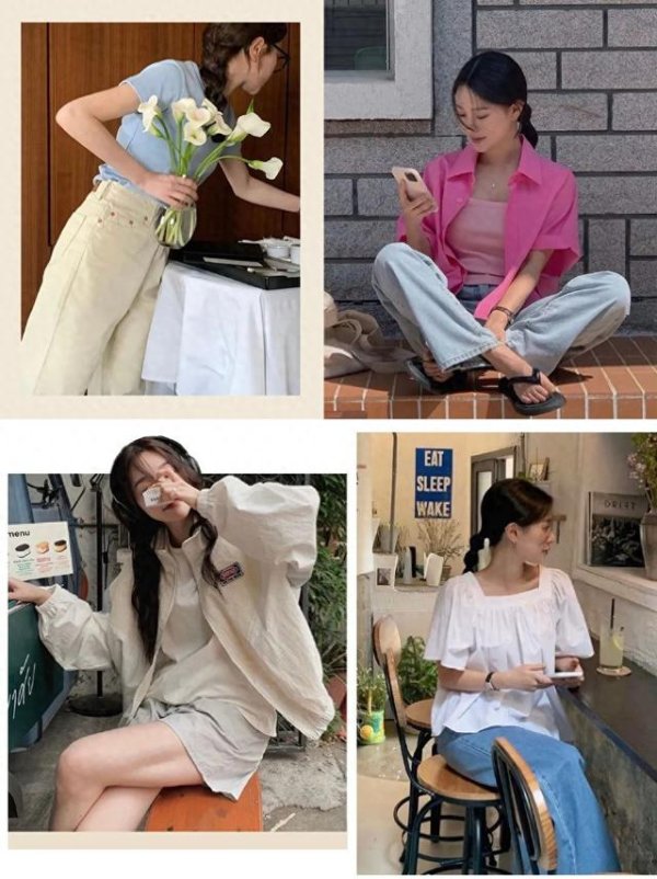 优股配资 这5套夏日look，洋气巨好看！我每次穿都被夸瘦了！